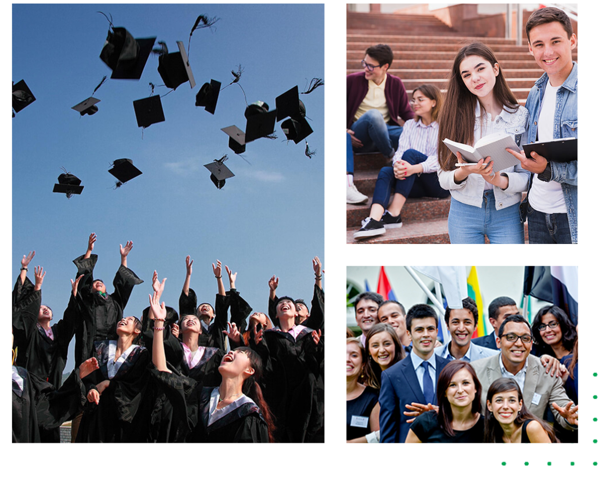 Medical students collaborating